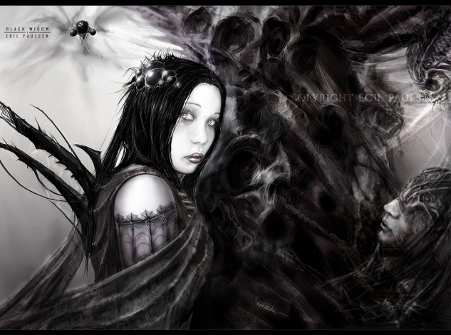 Обои картинки фото аниме, angels, demons