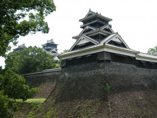 Картинка города замки Японии