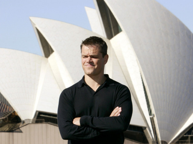 Обои картинки фото matt, damon, мужчины