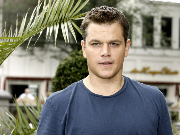 Обои картинки фото matt, damon, мужчины