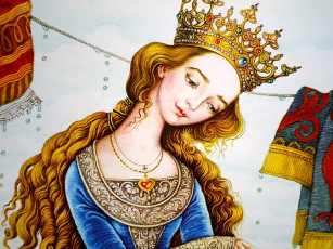 обоя екатерина, штанко, иллюстрации, украинским, народным, сказкам, рисованные