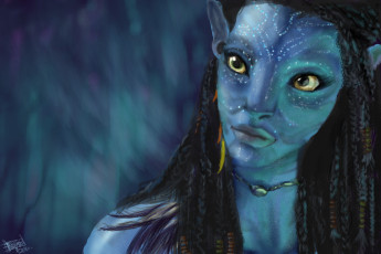 Картинка фэнтези существа neytiri avatar