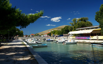 Картинка корабли порты причалы лодки набережная канал