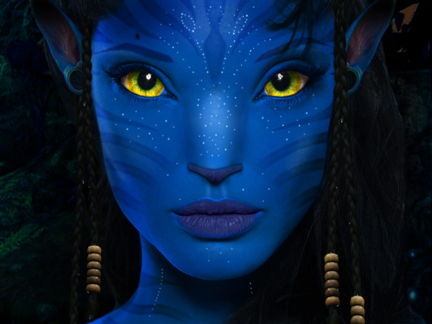 Обои картинки фото фэнтези, существа, neytiri, avatar