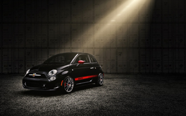 Обои картинки фото fiat, 500, abarth, 2012, автомобили