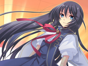 обоя аниме, flyable, heart