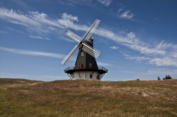 Картинка разное мельницы облака