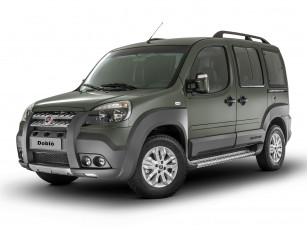 Картинка автомобили fiat зеленый dоbl adventure br-spec 223 2013