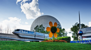 обоя техника, поезда, поезд, монорельс, павильон, эстакада