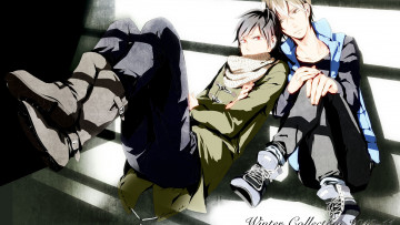 Картинка аниме dyurarara тень обувь стена волосы durarara глаза обои