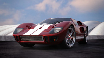 Картинка автомобили 3д 1966 gt40 ford 3d3 mod