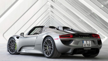 Картинка porsche+918 автомобили porsche dr ing h c f ag германия спортивные элитные