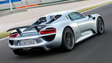 обоя porsche 918, автомобили, porsche, dr, ing, h, c, f, ag, элитные, спортивные, германия