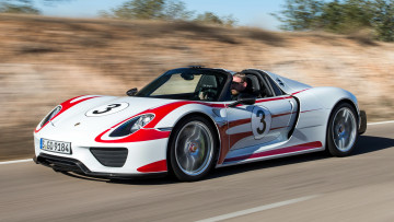 Картинка porsche+918 автомобили porsche элитные спортивные германия dr ing h c f ag