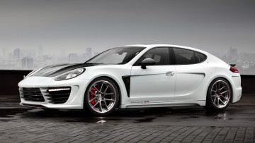 обоя porsche panamera, автомобили, porsche, элитные, спортивные, германия, dr, ing, h, c, f, ag