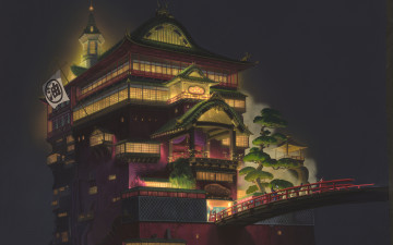Картинка аниме spirited+away spirited away унесенные призраками миядзаки духи бани