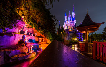 Картинка города диснейленд замок волшебное королевство