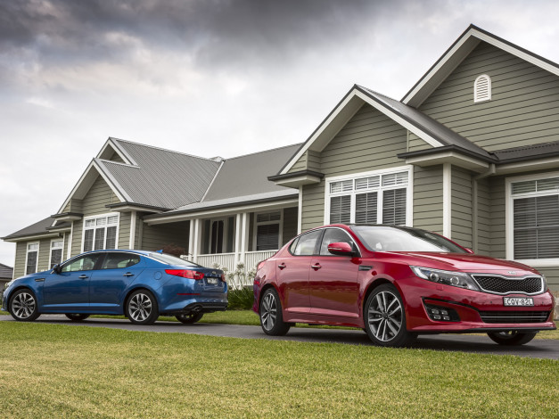 Обои картинки фото автомобили, kia, 2013, au-spec, optima