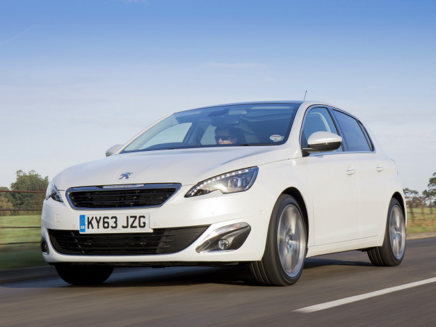 Обои картинки фото автомобили, peugeot, 308, uk-spec, 2013