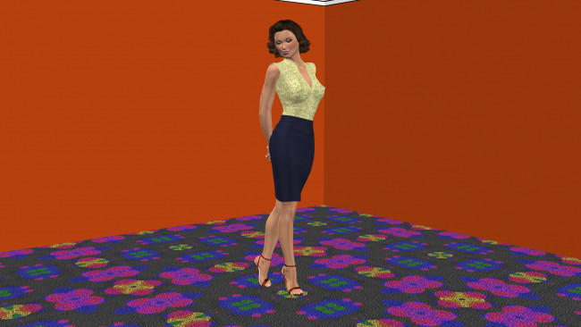 Обои картинки фото 3д графика, people , люди, взгляд, девушка