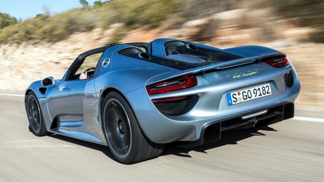 Обои картинки фото porsche 918, автомобили, porsche, спортивные, германия, dr, ing, h, c, f, ag, элитные