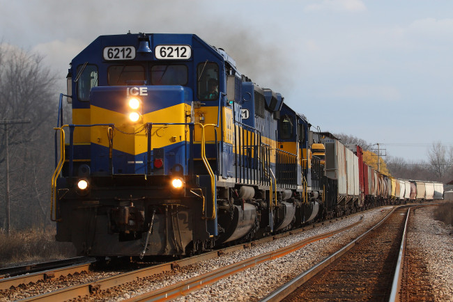 Обои картинки фото техника, поезда, железная, дорога, рельсы, локомотив, вагоны, состав