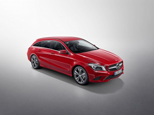 Картинка 2014+mercedes-benz+cla+shooting+brake автомобили mercedes-benz тюнинг металлик красный