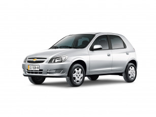 Картинка автомобили chevrolet светлый 2013г celta 5-door
