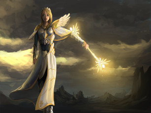 Картинка фэнтези девушки взгляд девушка фон