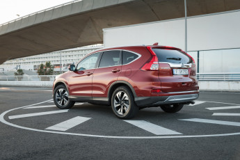 обоя автомобили, honda, cr-v, rm, 2015г, красный