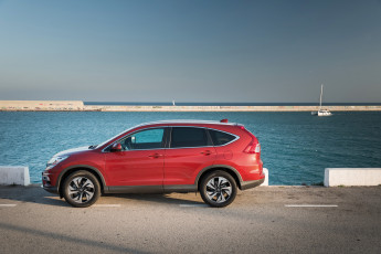 Картинка автомобили honda cr-v rm 2015г красный