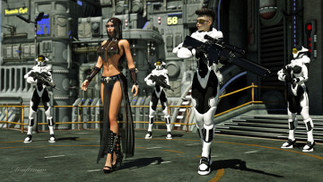 Картинка 3д+графика фантазия+ fantasy охрана баронесса фон взгляд девушка