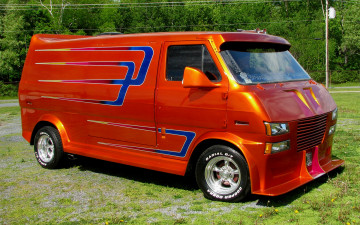 Картинка автомобили custom+van`s dodge