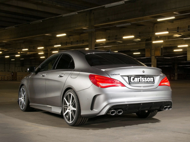 Обои картинки фото автомобили, mercedes-benz, cla-klasse, серый, 2014г, c117, carlsson