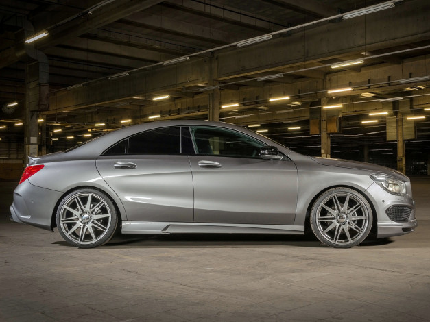 Обои картинки фото автомобили, mercedes-benz, серый, c117, 2014г, carlsson, cla-klasse
