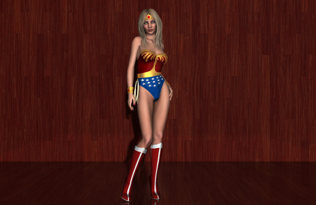 Обои картинки фото amazon arrow, 3д графика, фантазия , fantasy, девушка, взгляд, фон