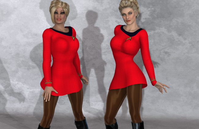 Обои картинки фото 3д графика, люди , people, девушки, взгляд, фон