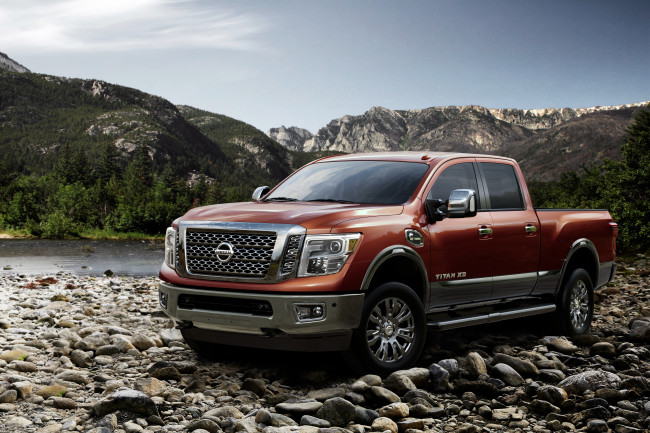 Обои картинки фото автомобили, nissan, datsun, 2016г, reserve, crew, titan, cab, platinum, xd