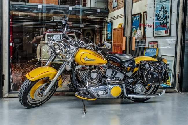 Обои картинки фото мотоциклы, harley-davidson, байк