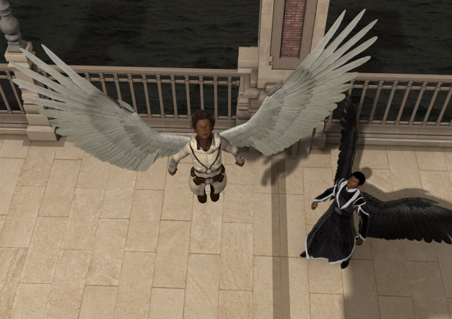 Обои картинки фото 3д графика, ангел , angel, фон, ангелы