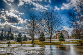 Картинка города -+пейзажи дом загородный