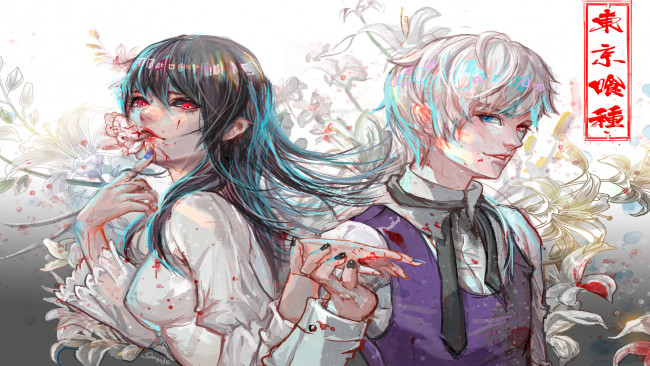 Обои картинки фото аниме, tokyo ghoul, токийский, гуль