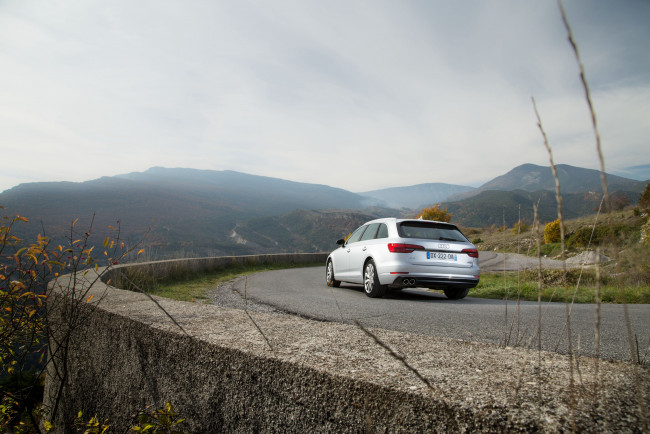 Обои картинки фото автомобили, audi, a4, avant, tdi, quattro, b9, 2015г