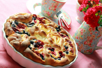 Картинка еда пироги ягодный