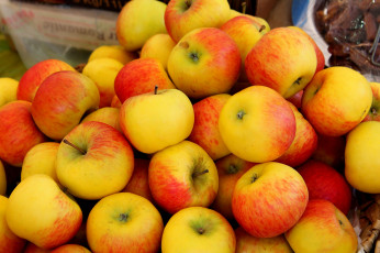 Картинка еда Яблоки плоды