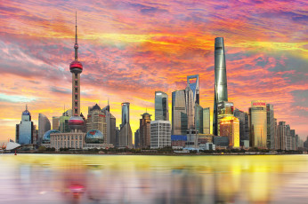 Картинка города -+панорамы побережье