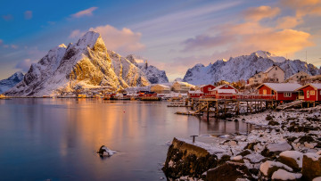 Картинка города -+пейзажи севера