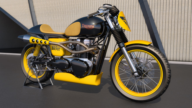 Обои картинки фото мотоциклы, 3d, фон, мотоцикл