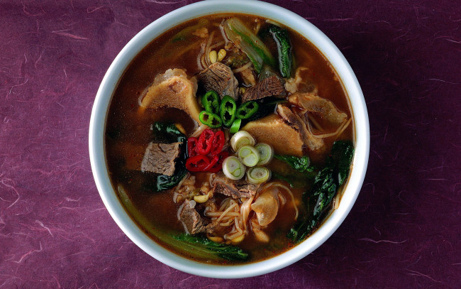 Обои картинки фото еда, первые блюда, овощи, мясо, суп