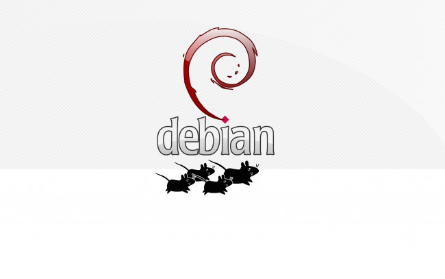 Обои картинки фото компьютеры, debian, логотип, фон